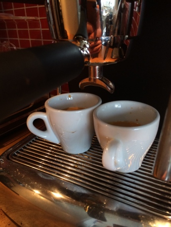 Varsin enkel espresso in the making
